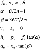 parabolic reflector iterative formulas 1